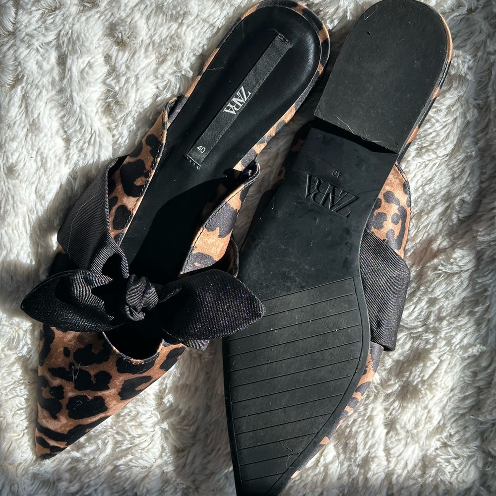 Zara leopard flats - Picture 4 of 4